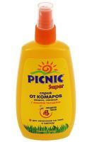 Picnic Super Спрей от комаров мошек слепней с маслом гвоздики 120 мл